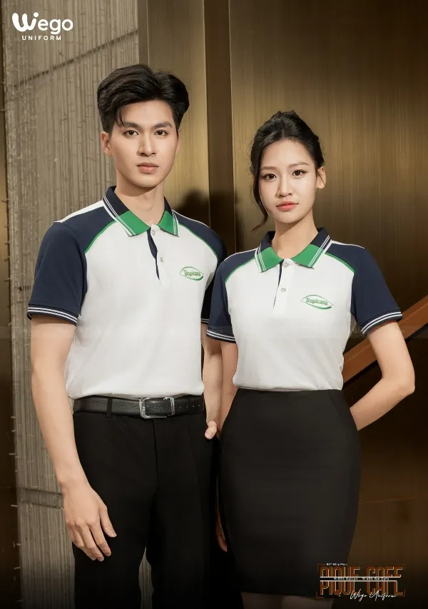 Đồng phục Đầu bếp – Áo chef + mũ + tạp dề - ảnh 2