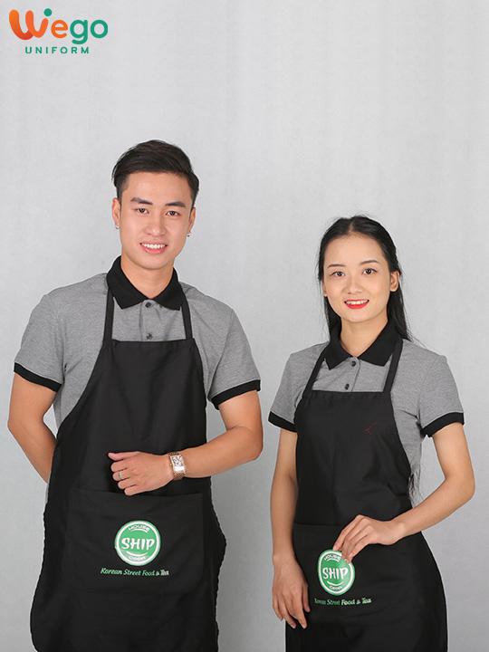 Đồng phục Nhà hàng – Sơ mi + tạp dề